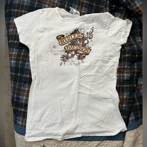 Women’s Harley Davidson, Skagway, Alaska, baby doll shirt